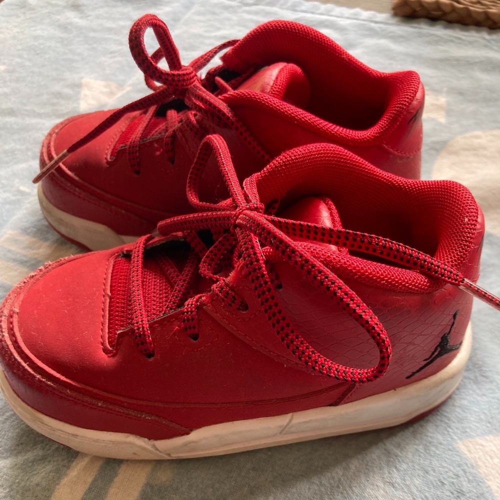 Cutest Red Baby Jordans